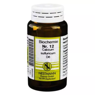 BIOCHEMIE 12 Calcium sulfuricum D 6 tableta, 100 kom