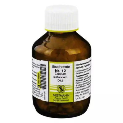 BIOCHEMIE 12 tablete kalcijevog sumpora d 12, 400 ST