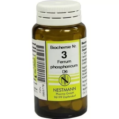 BIOCHEMIE 3 Ferrum phosphoricum D 6 tableta, 100 kom