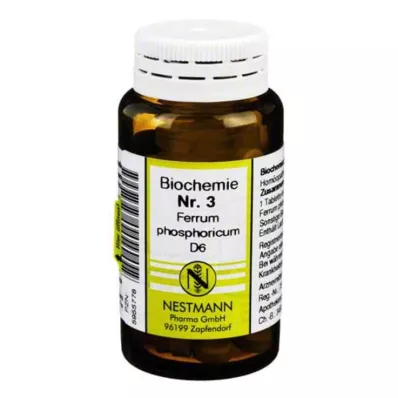 BIOCHEMIE 3 Ferrum phosphoricum D 6 tableta, 100 kom