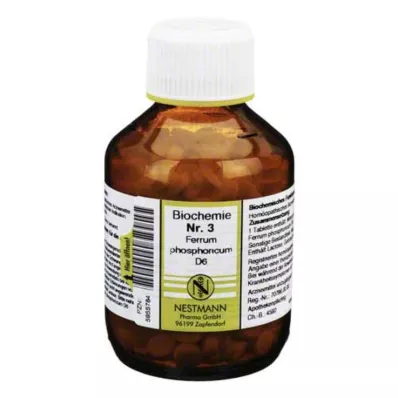 BIOCHEMIE 3 Ferrum phosphoricum D 6 tableta, 400 kom
