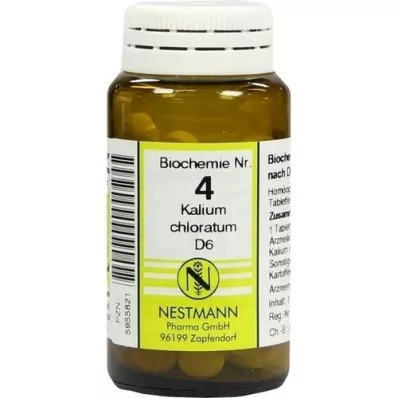 BIOCHEMIE 4 Potassium chloratum D 6 tableta, 100 kom