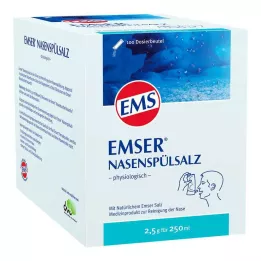 EMSER Fiziološka vrećica soli za ispiranje nosa, 100 kom