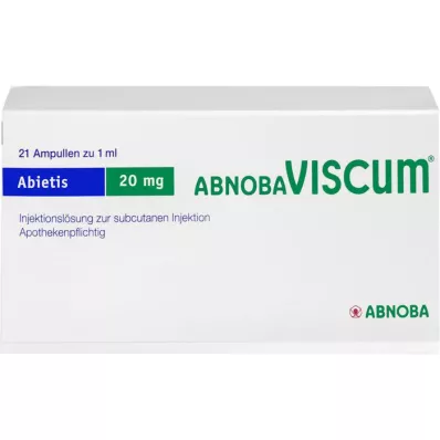 ABNOBAVISCUM Abietis 20 mg ampule, 21 kom