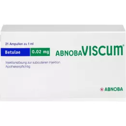 ABNOBAVISCUM Betulae 0,02 mg ampule, 21 kom