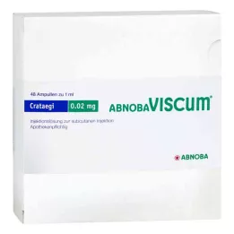 ABNOBAVISCUM Crataegi 0,02 mg ampule, 48 kom