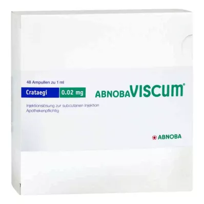 Abnobaviscum Crataegi 0,02 mg ampule (48 komada)