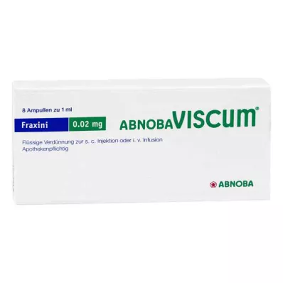 ABNOBAVISCUM Fraxini 0,02 mg ampule, 8 kom