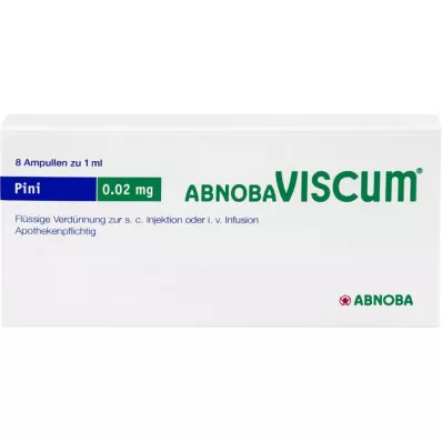 ABNOBAVISCUM Pini 0,02 mg ampule, 8 kom