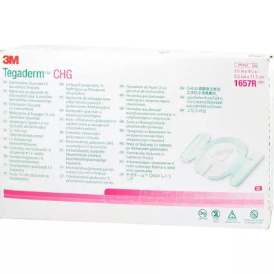 TEGADERM 3M CHG I.V. Pričvrsni spoj 8,5x11,5 cm 1657R, 25 kom TEGADERM 3M CHG I.V. Pričvrsni spoj 8,5x11,5 cm 1657R, 25 kom
