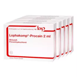 LOPHAKOMP Prokain 2 ml otopina za injekciju, 50X2 ml