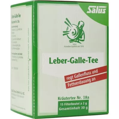 LEBER GALLE-Čaj biljni čaj br.18a Salus filter vrećica, 15 kom