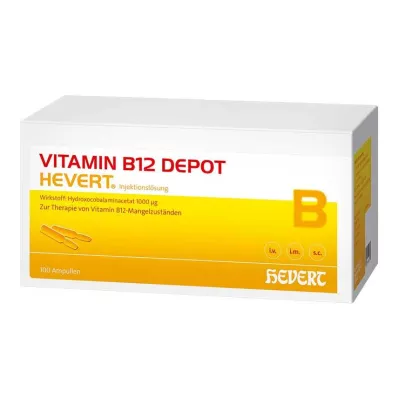 VITAMIN B12 DEPOT Hevert ampule, 100 kom VITAMIN B12 DEPOT Hevert ampule, 100 kom