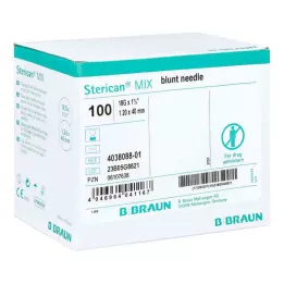 STERICAN Kanile 18 Gx1 1/2 1,1x40 tupe/tupe, 100 komada