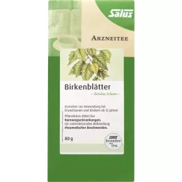 BIRKENBLÄTTER Organic Betulae folium Salus čaj, 80 g