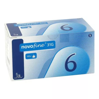 Novofine 6 kanila 0,25x6 mm, 100 komada Novofine 6 kanila 0,25x6 mm, 100 komada