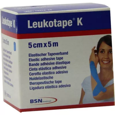 Leukotejp K 5cm svijetlo plava, 1 kom