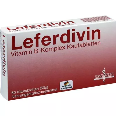 LEFERDIVIN Vitamin B složena tableta žvakanja, 60 sati LEFERDIVIN Vitamin B složena tableta žvakanja, 60 sati