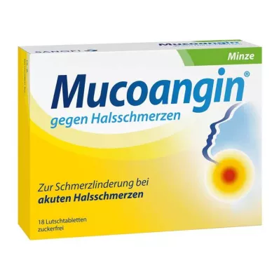 MUCOANGIN Mint 20 mg pastile, 18 kom