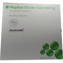 MEPILEX Granična sakram ag schaumverb.20x20 cm ster., 5 sati