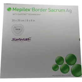 MEPILEX Granična sakram ag schaumverb.20x20 cm ster., 5 sati