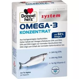 DOPPELHERZ Omega-3 koncentrat sustav kapsula, 30 kom