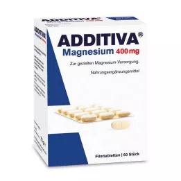 ADDITIVA Magnezij 400 mg tablete prekrivenih filmom, 60 sati