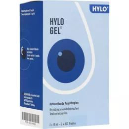 HYLO-GEL Kapi za oči, 2X10 ml