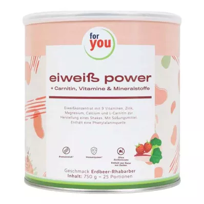 FOR YOU protein power jagoda u prahu, 750 g