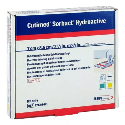 Cutimed Sorbact Hydroactive komprese 7x8,5 cm, 10 kom Cutimed Sorbact Hydroactive komprese 7x8,5 cm, 10 kom