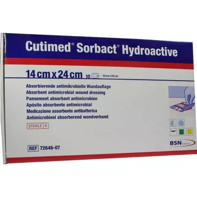 Cutimed Sorbact Hydroactive komprese 14x24 cm, 10 kom Cutimed Sorbact Hydroactive komprese 14x24 cm, 10 kom