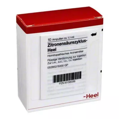 ZITRONENSÄUREZYKLUS Ampule za pete, 10 kom