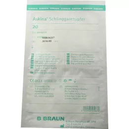 ASKINA Tupfer od gaze, veličina šljive, sterilni, 20 kom