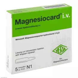 MAGNESIOCARD i.v. Otopina za injekciju, 5X10 ml