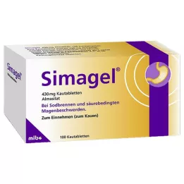 SIMAGEL Tablete za žvakanje, 100 ST