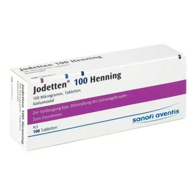 Jodettes 100 Henning tableta, 100 kom