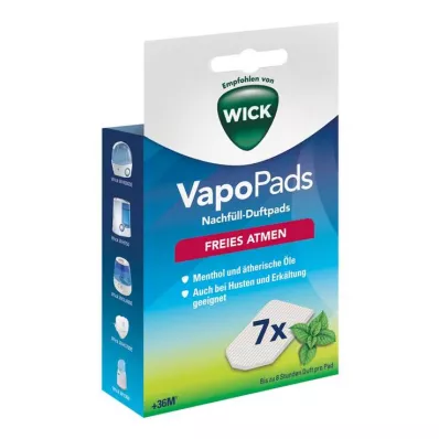 WICK VapoPads 7 mentol jastučići WH7, 1 str
