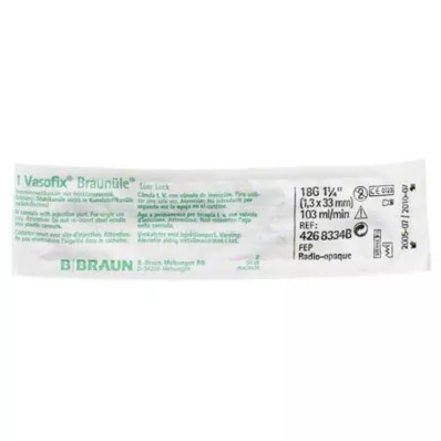VASOFIX Braunüle 18 G 33 mm zeleno/bijeli, 1 kom VASOFIX Braunüle 18 G 33 mm zeleno/bijeli, 1 kom