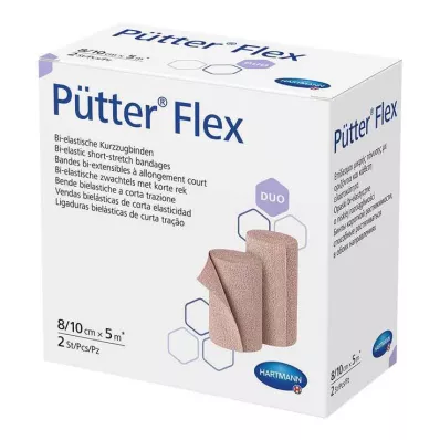 Pütterflex Duo zavoj 8 cm / 10 cm x 5 m, 2 kom Pütterflex Duo zavoj 8 cm / 10 cm x 5 m, 2 kom