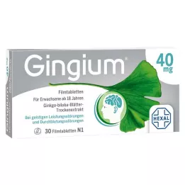 GINGIUM Filmom obložene tablete, 30 kom