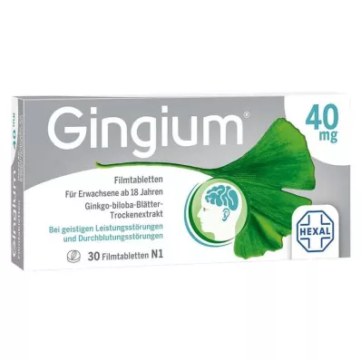 GINGIUM Filmom obložene tablete, 30 kom