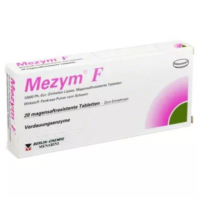 Mezym F gastrorezistentne tablete, 20 kom Mezym F gastrorezistentne tablete, 20 kom