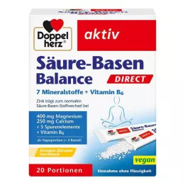 DOPPELHERZ Acidobazna ravnoteža DIRECT Peleti, 20 kom