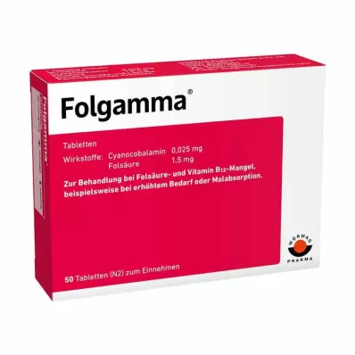 FOLGAMMA tablete, 50 sati FOLGAMMA tablete, 50 sati