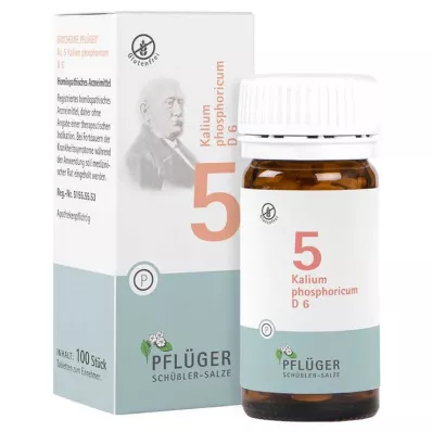 BIOCHEMIE Pflueger 5 Kalium phosphoricum D 6 tableta, 100 kom