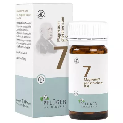 BIOCHEMIE Pflueger 7 Magnesium phosphoricum D 6 tab, 100 kom