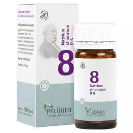 BIOCHEMIE Pflueger 8 Natrum chloratum D 6 tableta, 100 kom