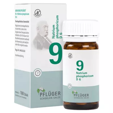 BIOCHEMIE Pflueger 9 Natrum phosphoricum D 6 tableta, 100 kom