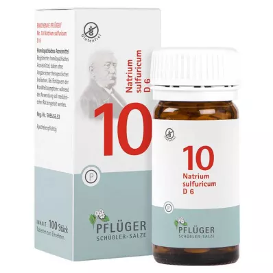Biokemija Pflueger 10 Natrum sulfuricum D 6 tableta, 100 kom