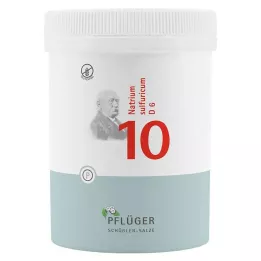 BIOCHEMIE Pflueger 10 Natrum sulfuricum D 6 tableta, 1000 kom